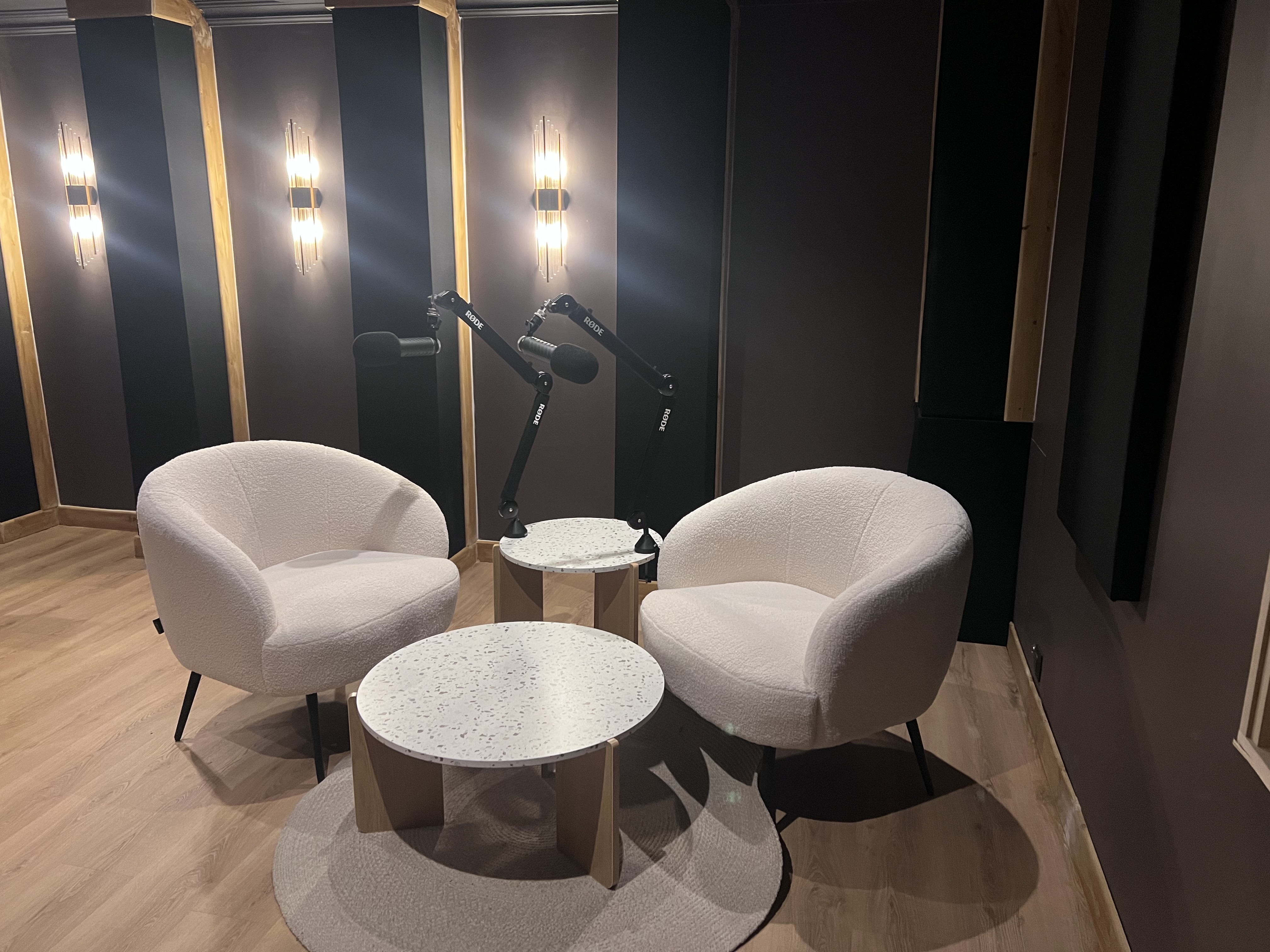 Studio podcast — espace interview